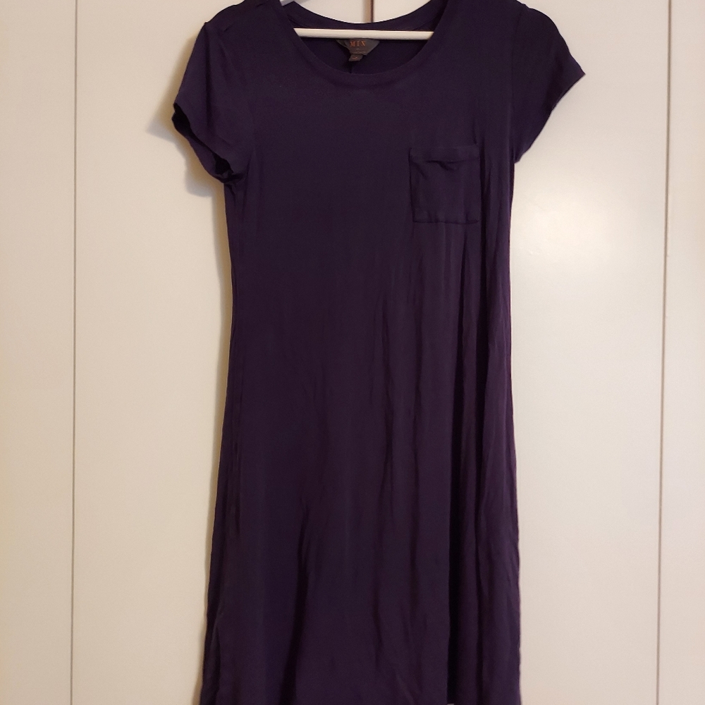 Navy Blue Tshirt Dress